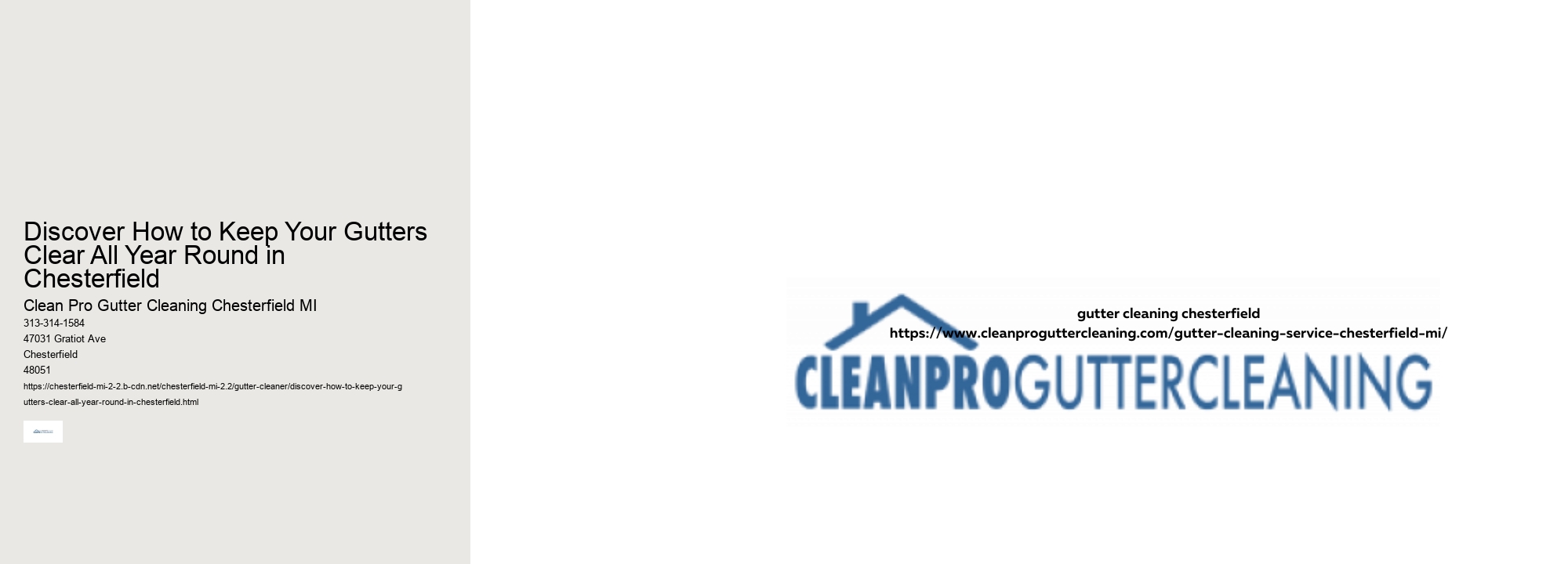 Discover How to Keep Your Gutters Clear All Year Round in Chesterfield 