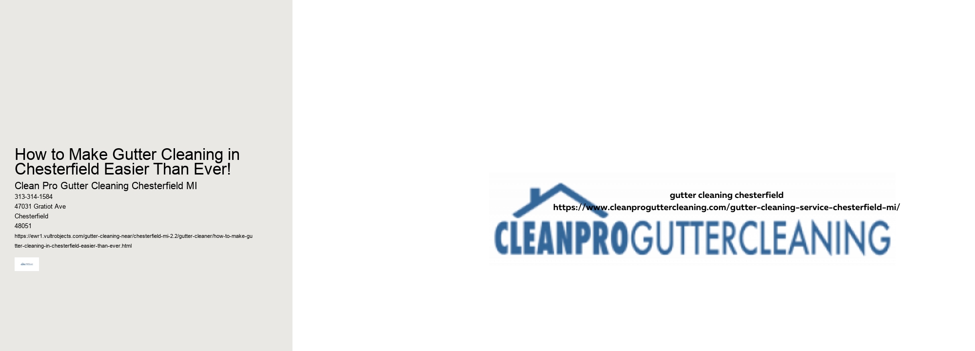 How to Make Gutter Cleaning in Chesterfield Easier Than Ever! 